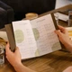 Фанерная папка меню А5 Inko Horeca с бронзовыми петлями M05A5 Темно Коричневый - изображение 10