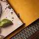 Кожаная папка А5 Inko Horeca для меню с фиксацией на резинку из кожи Crazy Horse ШМ06А5 Песочный - изображение 7
