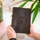 Папка А5 для меню Inko Horeca кожаная с кольцевым механизмом ШМ04A5 Темно Коричневый - изображение 1