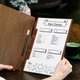 Папка меню А4 Inko Horeca с твёрдой обложкой из шпонированного ХДФ в цвете тёмный орех - изображение 9