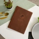 Папка для меню А4 Inko Horeca кожаная с твёрдой обложкой и креплением на винты ШМ12А4 Коричневый - изображение 1