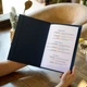 Папка А4 для меню Inko Horeca из искусственной кожи ФМ11A4-N_1 Темно Синий - изображение 9