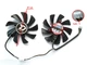 Вентилятор для видеокарты PowerColor RX 590 Red Dragon FirstD FD8015U12D (T129215SU FD9015U12S FDC10U12S9-C) комплект 2 шт (№388) - изображение 3