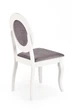 Стілець для кухні Halmar Barock дерев’яний Білий/Сірий (5905248121492) - зображення 5