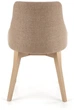 Стілець для кухні та вітальні Halmar Toledo Бежевий/Дуб сонома (5905248122673) - зображення 2