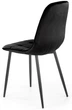 Krzesło do kuchni i salonu Halmar K417 Czarne (5905248125728) - obraz 3