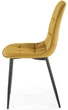 Krzesło do kuchni i salonu Halmar K417 Musztardowe (5905248125735) - obraz 2