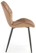 Krzesło do kuchni i salonu Halmar K453 Beżowe (5905248125759) - obraz 3