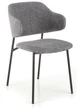 Стілець для кухні та вітальні Halmar K497 Попелястий (5905248125995) - зображення 10