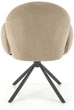 Krzesło do kuchni i salonu Halmar K498 obrotowe Cappucino (5905248126015) - obraz 13