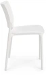 Стілець для кухні Halmar K514 пластиковий Білий (5905248126275) - зображення 10
