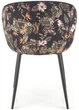 Krzesło do kuchni i salonu Halmar K506 Czarne ze wzorem (5905248126152) - obraz 12