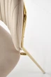 Стілець для кухні та вітальні Halmar K499 зі золотим каркасом Бежевий (5905248126039) - зображення 20