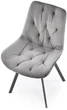 Krzesło do kuchni i salonu Halmar K519 obrotowe Popielate (5905248126404) - obraz 15