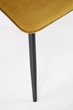 Krzesło do kuchni i salonu Halmar K521 Musztardowe (5905248126466) - obraz 3