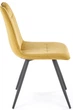 Krzesło do kuchni i salonu Halmar K521 Musztardowe (5905248126466) - obraz 6