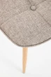 Стілець для кухні та вітальні Halmar K316 Бежевий (5905248131804) - зображення 7