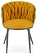 Стілець для кухні та вітальні Halmar K516 Гірчичний (5905248131910) - зображення 5