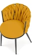 Стілець для кухні та вітальні Halmar K516 Гірчичний (5905248131910) - зображення 7