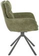 Стілець для кухні та вітальні Halmar K495 обертальний Оливковий (5905248131903) - зображення 8