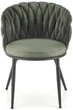 Стілець для кухні та вітальні Halmar K516 Оливковий (5905248131927) - зображення 5