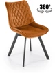 Стілець для кухні та вітальні Halmar K520 обертальний Кориця (5905248131989) - зображення 1