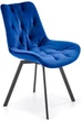 Стілець для кухні та вітальні Halmar K519 обертальний Синій (5905248131958) - зображення 11