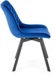 Стілець для кухні та вітальні Halmar K520 обертальний Синій (5905248131996) - зображення 10