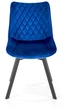 Стілець для кухні та вітальні Halmar K520 обертальний Синій (5905248131996) - зображення 12