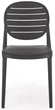 Стілець для кухні Halmar K529 пластиковий Чорний (5905248132122) - зображення 8