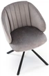 Krzesło do kuchni i salonu Halmar K533 obrotowe Popielate (5905248132252) - obraz 9