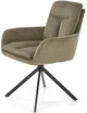 Krzesło do kuchni i salonu Halmar K536 obrotowe Oliwkowe (5905248132320) - obraz 6