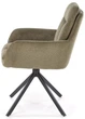 Krzesło do kuchni i salonu Halmar K536 obrotowe Oliwkowe (5905248132320) - obraz 7