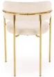 Krzesło do kuchni i salonu Halmar K537 ze złotym stelażem Kremowe (5905248132344) - obraz 9