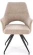 Krzesło do kuchni i salonu Halmar K542 obrotowe Beżowe (5905248132481) - obraz 7