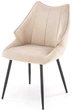 Krzesło do kuchni i salonu Halmar K543 Beżowe (5905248132511) - obraz 4