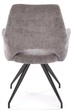 Krzesło do kuchni i salonu Halmar K542 obrotowe Popielate (5905248132504) - obraz 8