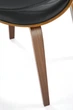 Стілець для кухні та вітальні Halmar K544 Чорний/Горіховий (5905248132542) - зображення 10