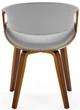 Стілець для кухні та вітальні Halmar K544 Попелястий/Горіховий (5905248132559) - зображення 8