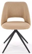 Стілець для кухні та вітальні Halmar K546 обертальний Бежевий (5905248132580) - зображення 9