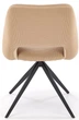 Стілець для кухні та вітальні Halmar K546 обертальний Бежевий (5905248132580) - зображення 10