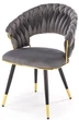 Стілець для кухні та вітальні Halmar K551 Попелястий (5905248132764) - зображення 5