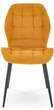 Стілець для кухні та вітальні Halmar K548 Гірчичний (5905248132665) - зображення 7