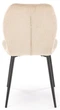 Стілець для кухні та вітальні Halmar K548 Бежевий (5905248132658) - зображення 8