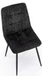 Стілець для кухні та вітальні Halmar K547 Чорний (5905248132634) - зображення 9