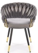 Стілець для кухні та вітальні Halmar K551 Попелястий (5905248132764) - зображення 8