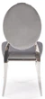 Стілець для кухні та вітальні Halmar K555 Попелястий/Сріблястий (5905248132832) - зображення 9