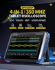 Планшетный осциллограф FNIRSI DPOS350P 4в1 2*350MHz AC/DC генератор сигналов, анализатор спектра, частотный тестер - изображение 2