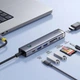 USB - хаб Baseus UltraJoy Series 7-Port Type-C to HDMI 4K 60Hz 1USB3.0*2 + 1PD + SD / 1TF3.0 + 3.5mm, Grey - зображення 9