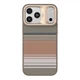 Чохол Kajsa Resort Collection Gradient Stripe with MagSafe для iPhone 17 Pro, Desert gold - зображення 1